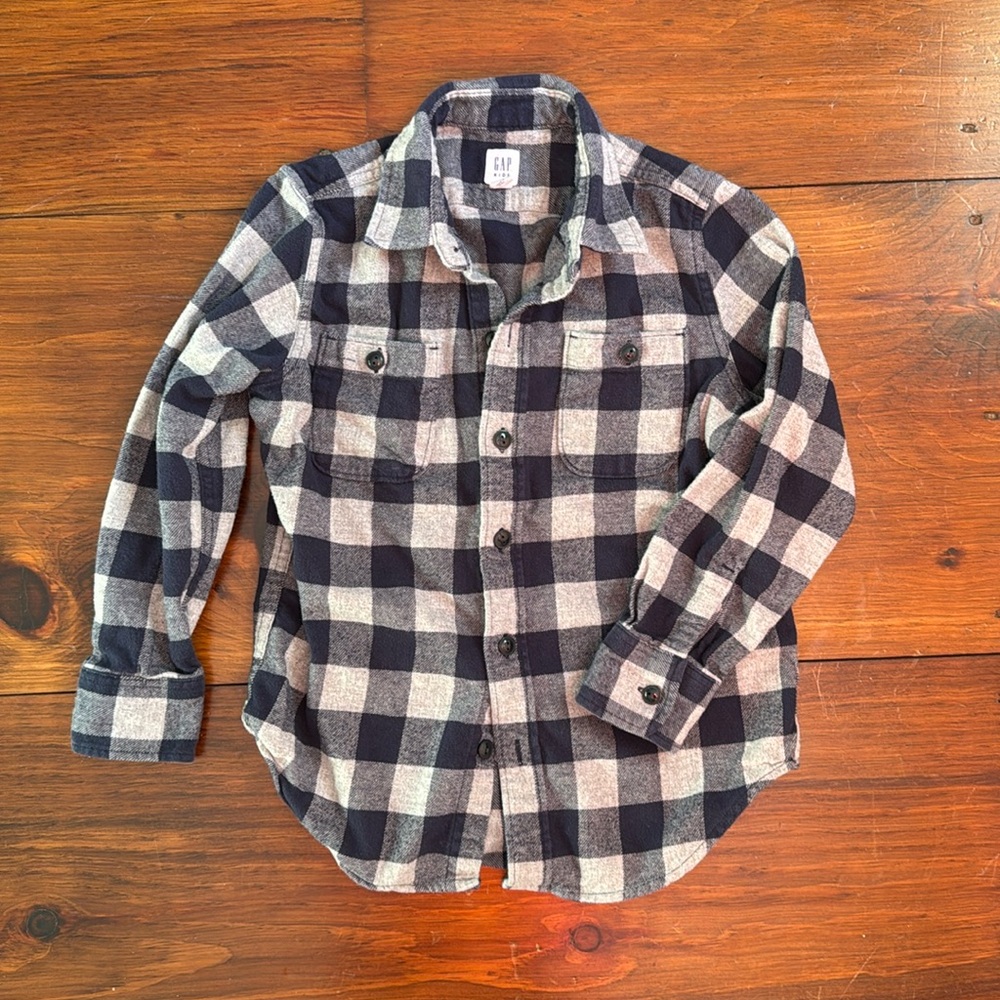Gap Kids Boys Size S Flannel Shirt